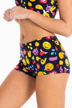 The Flirt | Emoji Modal Boyshort Underwear - Shinesty