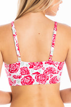 The Bloom With A View | Naughty Roses Boob Hammock™ Scoop Bralette - Shinesty