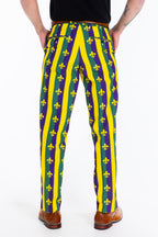 The Beignets For Breakfast | Mardi Gras Suit Pants - Shinesty