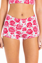 The Bloom With A View | Naughty Roses Modal Boyshort Underwear - Shinesty