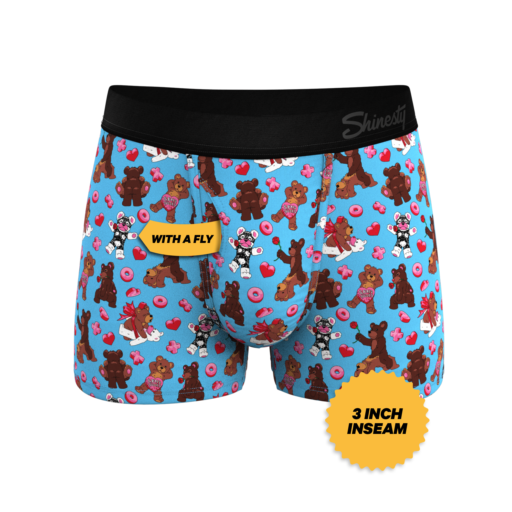 The Stuffed Animal | Teddy Bear Ball Hammock Pouch® Trunks Underwear - Shinesty