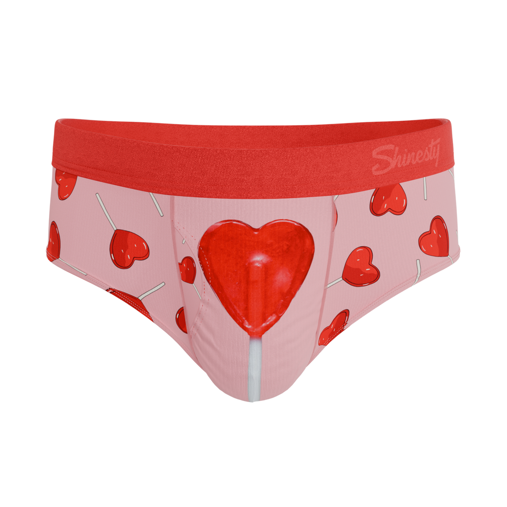 The Suckered In | Heart Lollipop Ball Hammock® Pouch Underwear Briefs - Shinesty