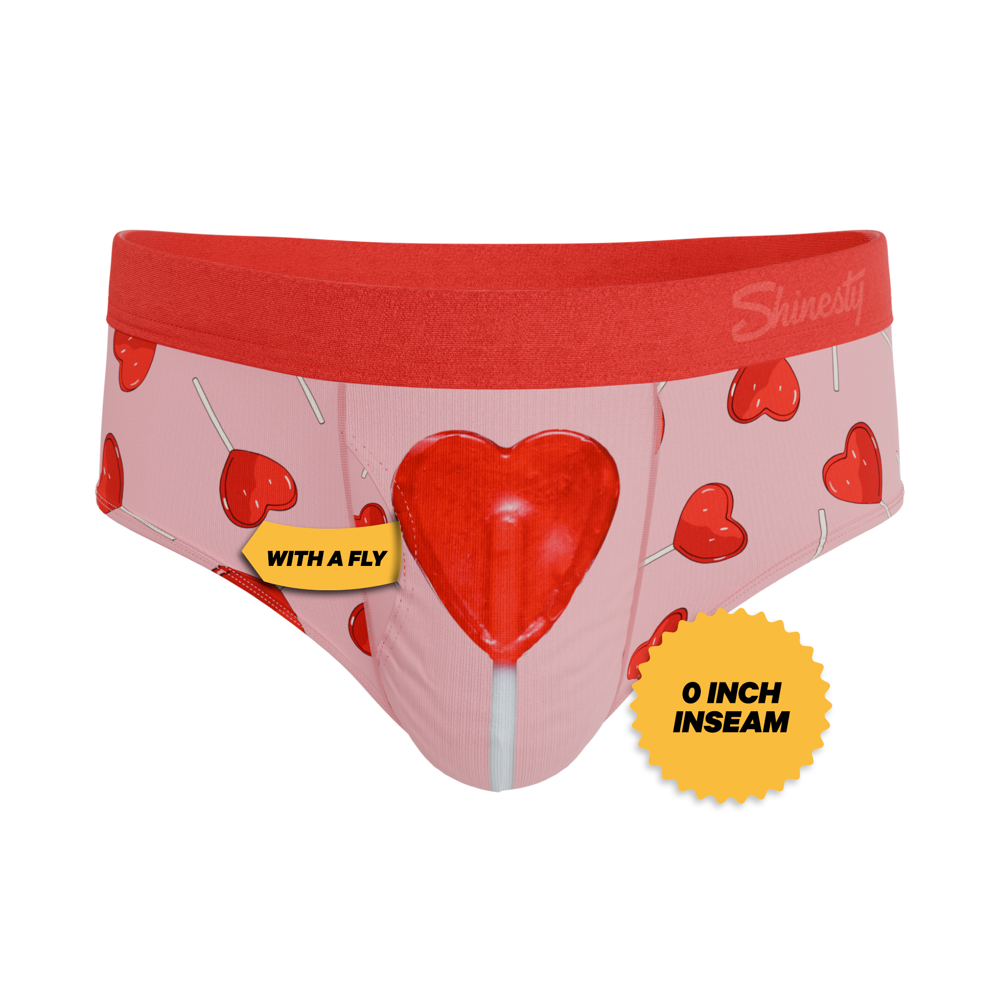 The Suckered In | Heart Lollipop Ball Hammock® Pouch Underwear Briefs - Shinesty