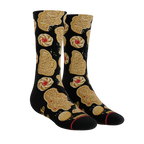 The Sugar & Vice | Shortbread Cookies Heel Hammock™ Crew Socks - Shinesty