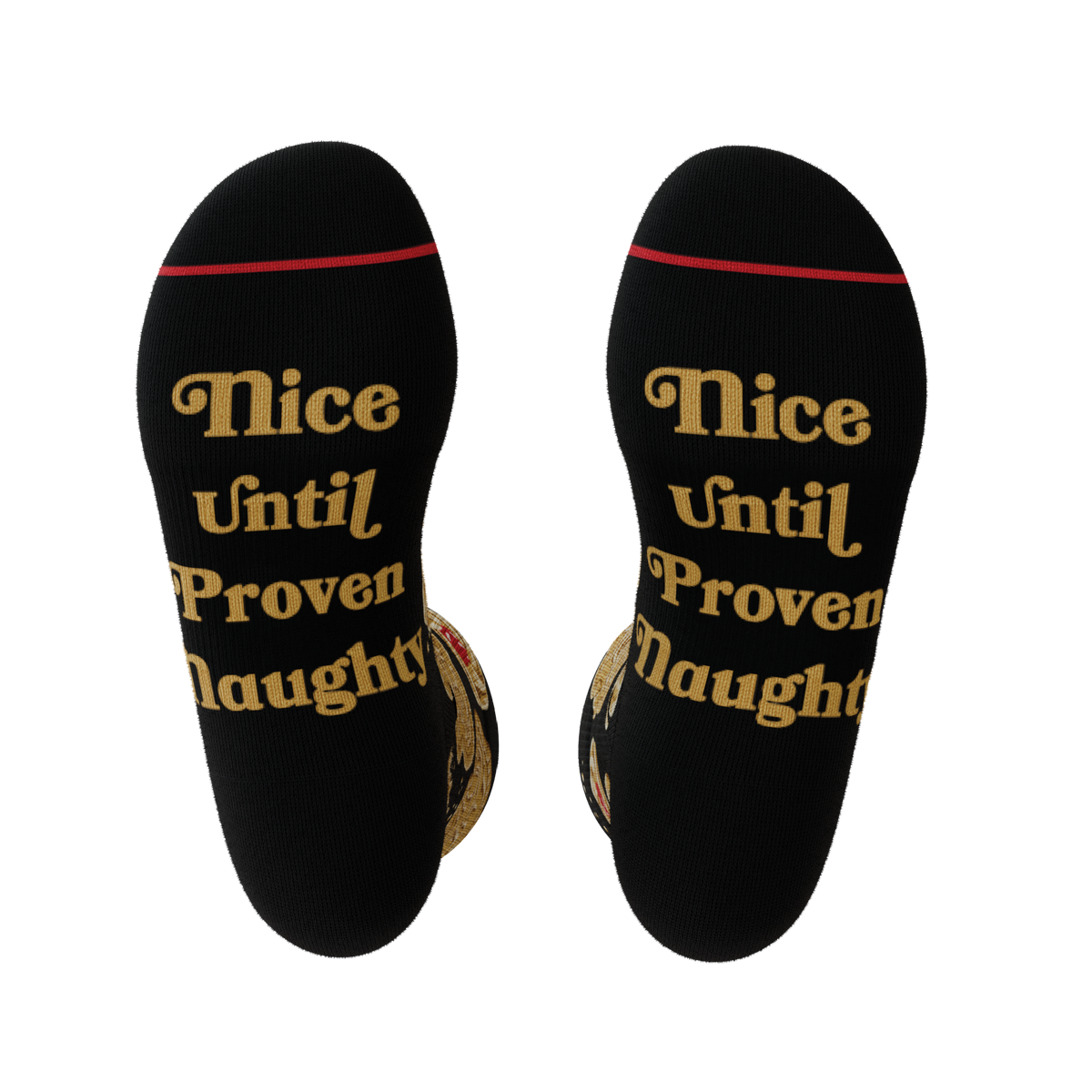 The Sugar & Vice | Shortbread Cookies Heel Hammock™ Crew Socks - Shinesty