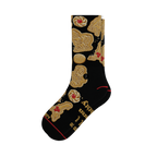 The Sugar & Vice | Shortbread Cookies Heel Hammock™ Crew Socks - Shinesty
