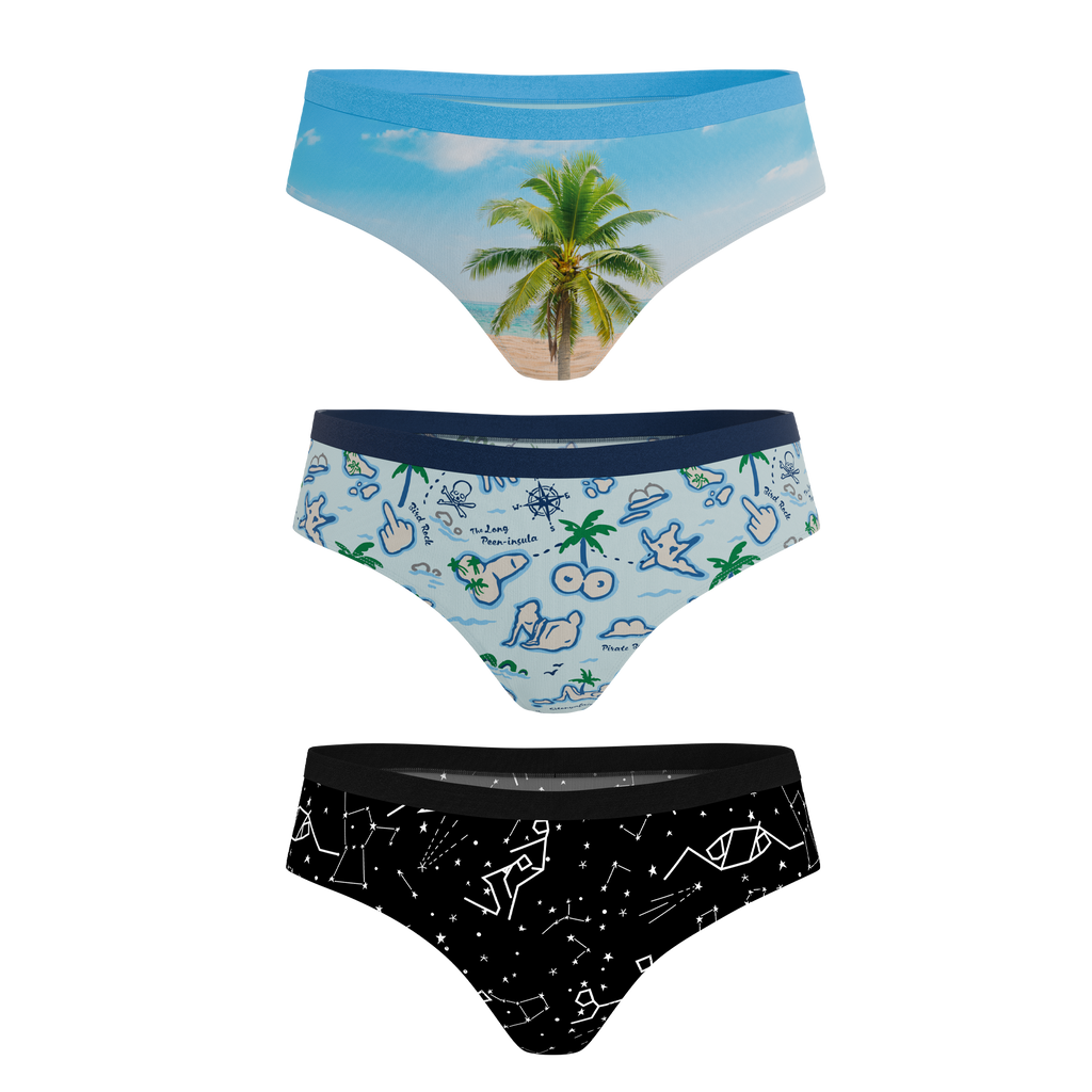 The Women Summer Essentials | Cheeky Underwear 3 Pack - Shinesty