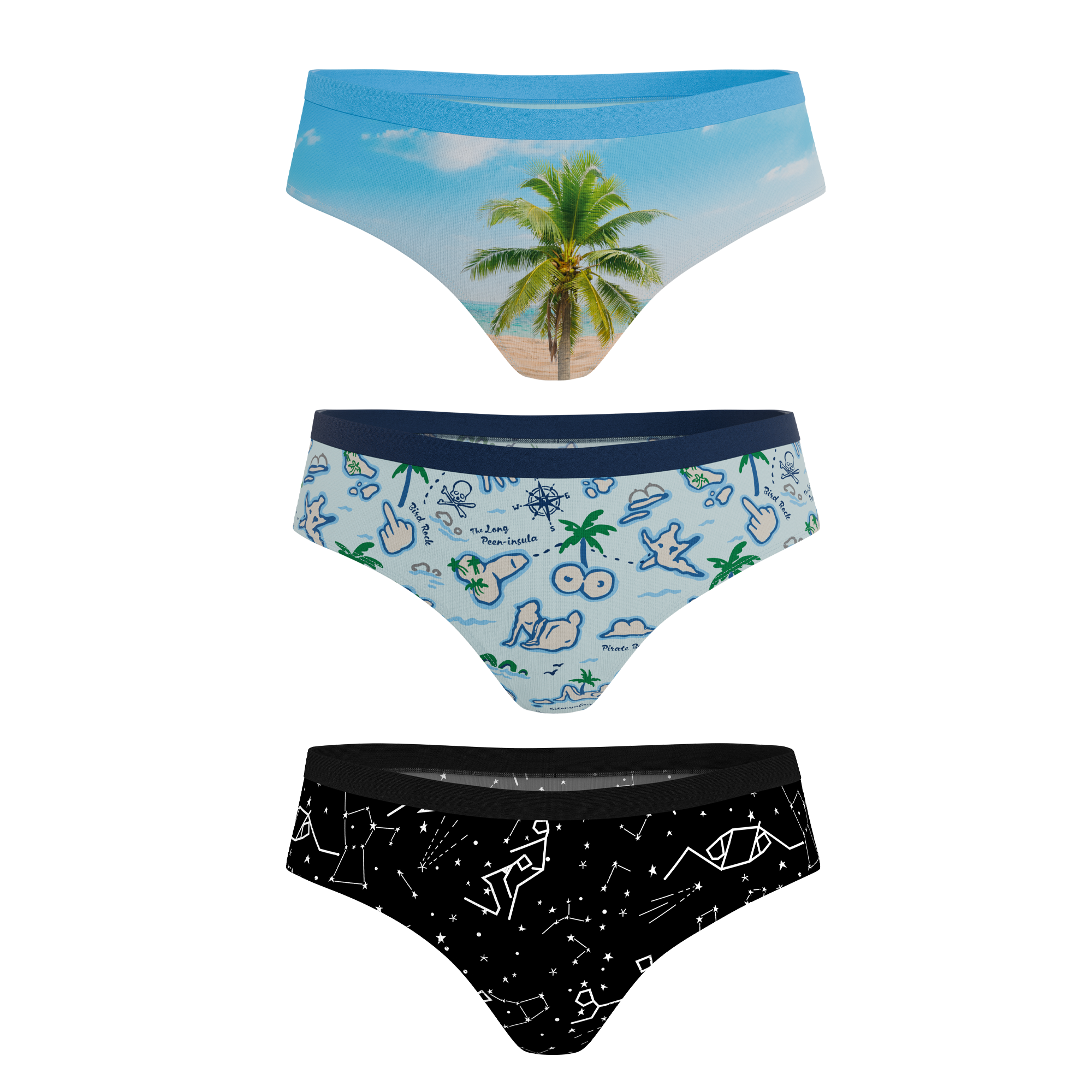 The Women Summer Essentials | Cheeky Underwear 3 Pack - Shinesty