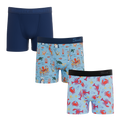 Summer Time | Youth Boxer Briefs 3 Pack - Shinesty