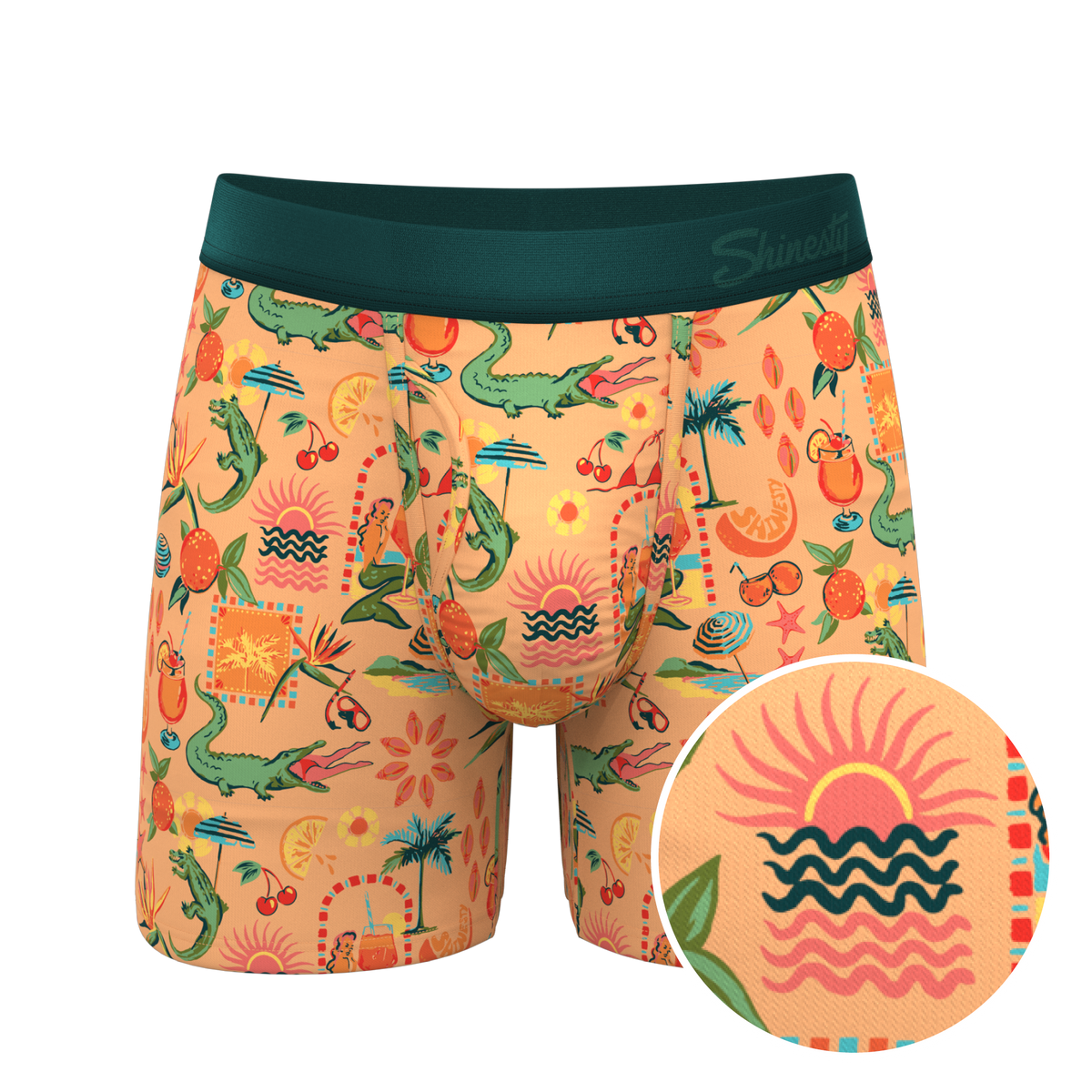The Sunshine State | Creamsicle Summer Ball Hammock® Pouch Underwear With Fly - Shinesty