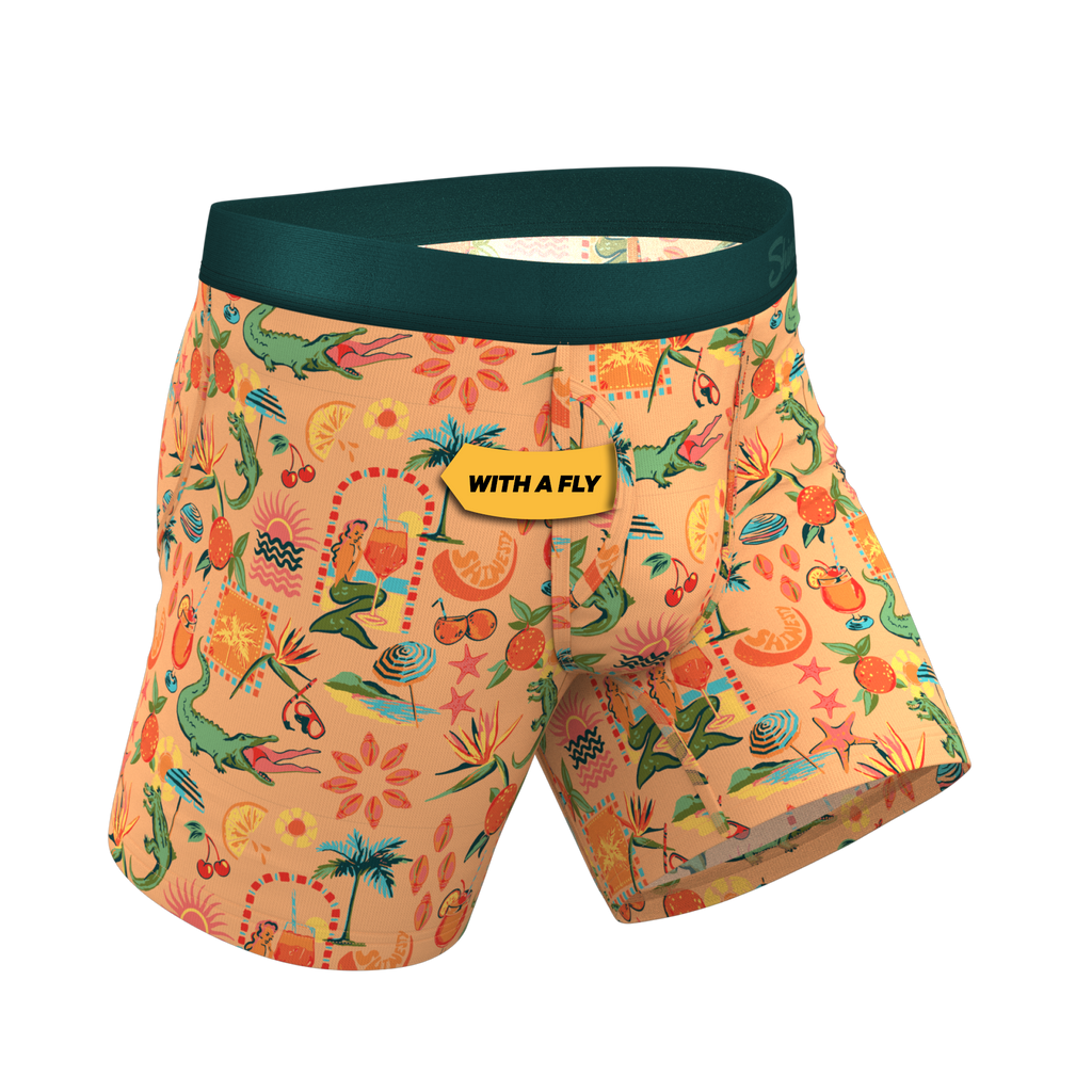 The Sunshine State | Creamsicle Summer Ball Hammock® Pouch Underwear With Fly - Shinesty
