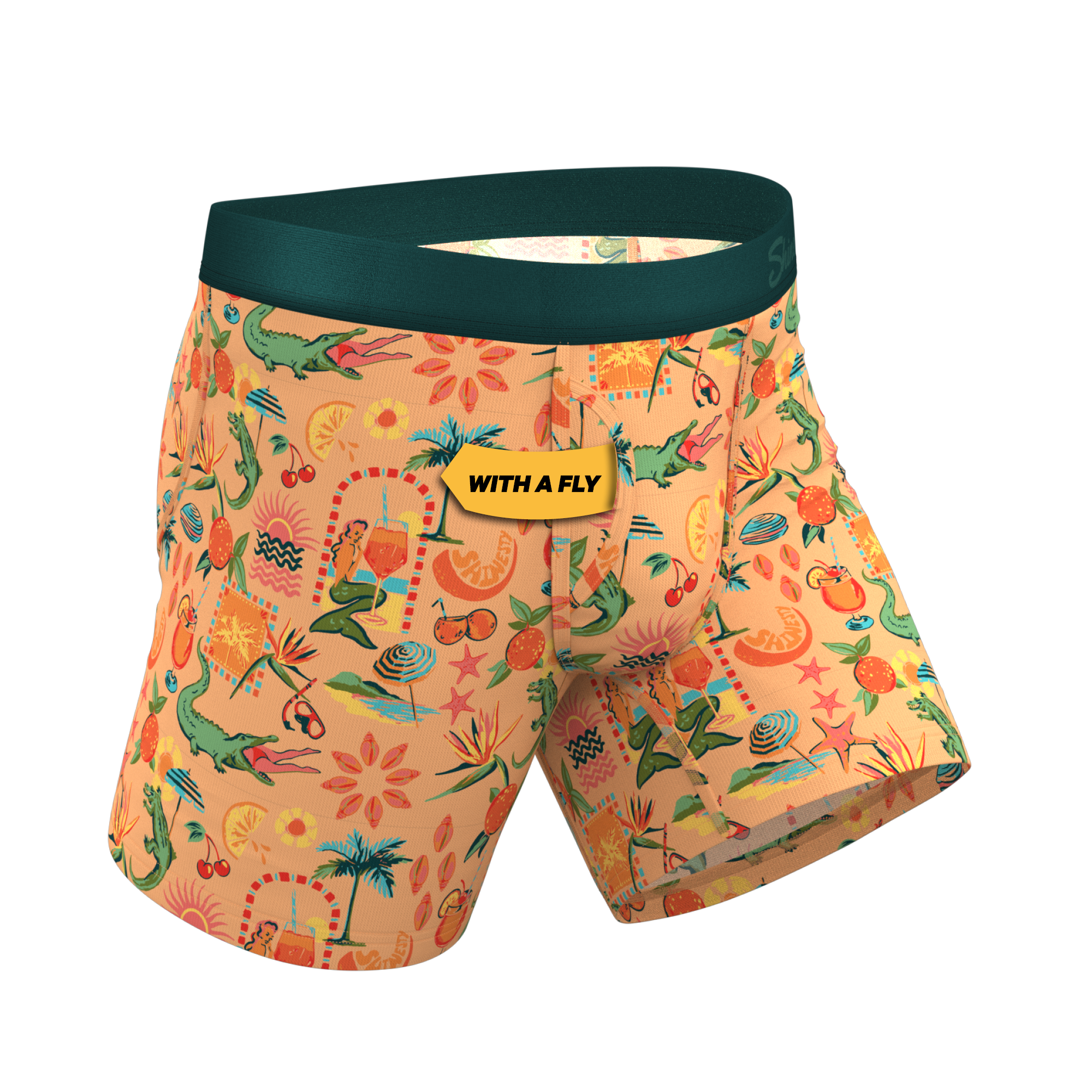The Sunshine State | Creamsicle Summer Ball Hammock® Pouch Underwear With Fly - Shinesty