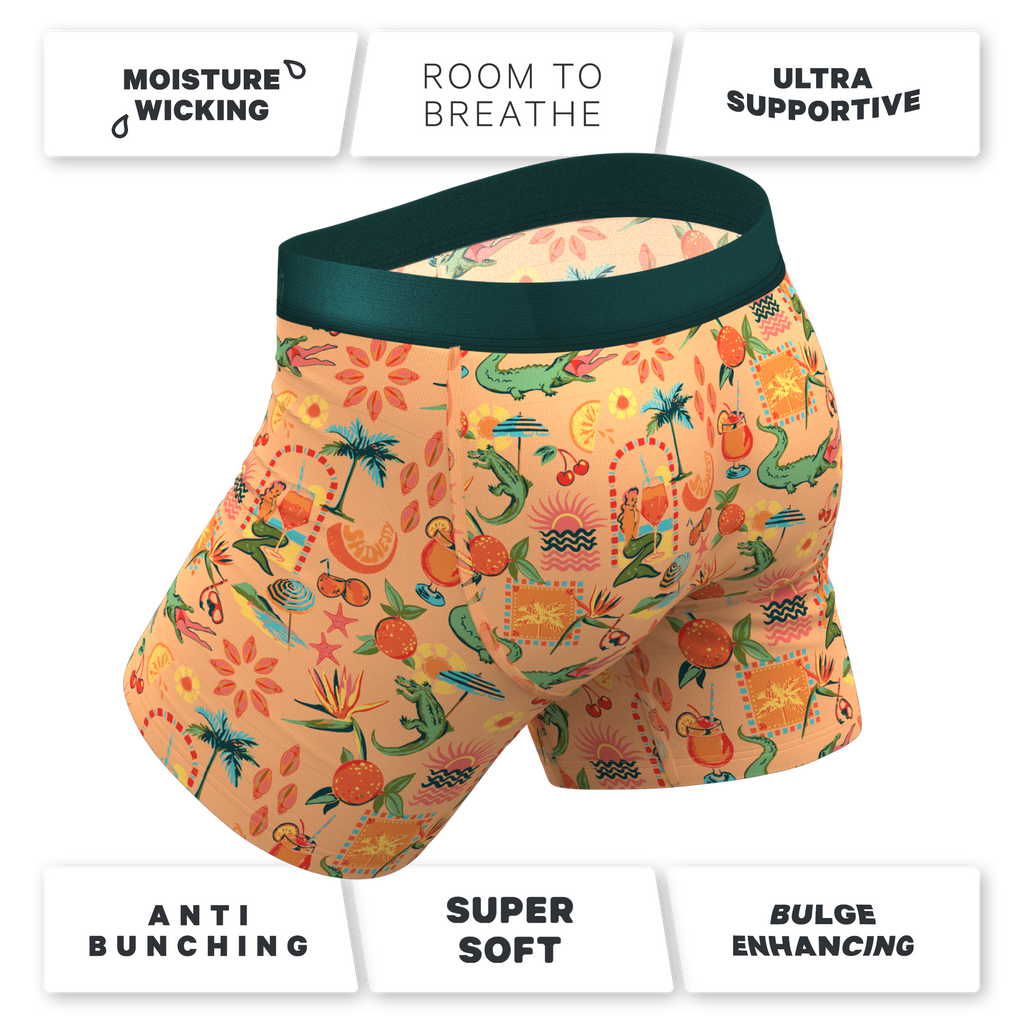 The Sunshine State | Creamsicle Summer Ball Hammock® Pouch Underwear With Fly - Shinesty