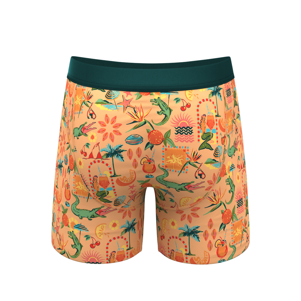 The Sunshine State | Creamsicle Summer Ball Hammock® Pouch Underwear With Fly - Shinesty