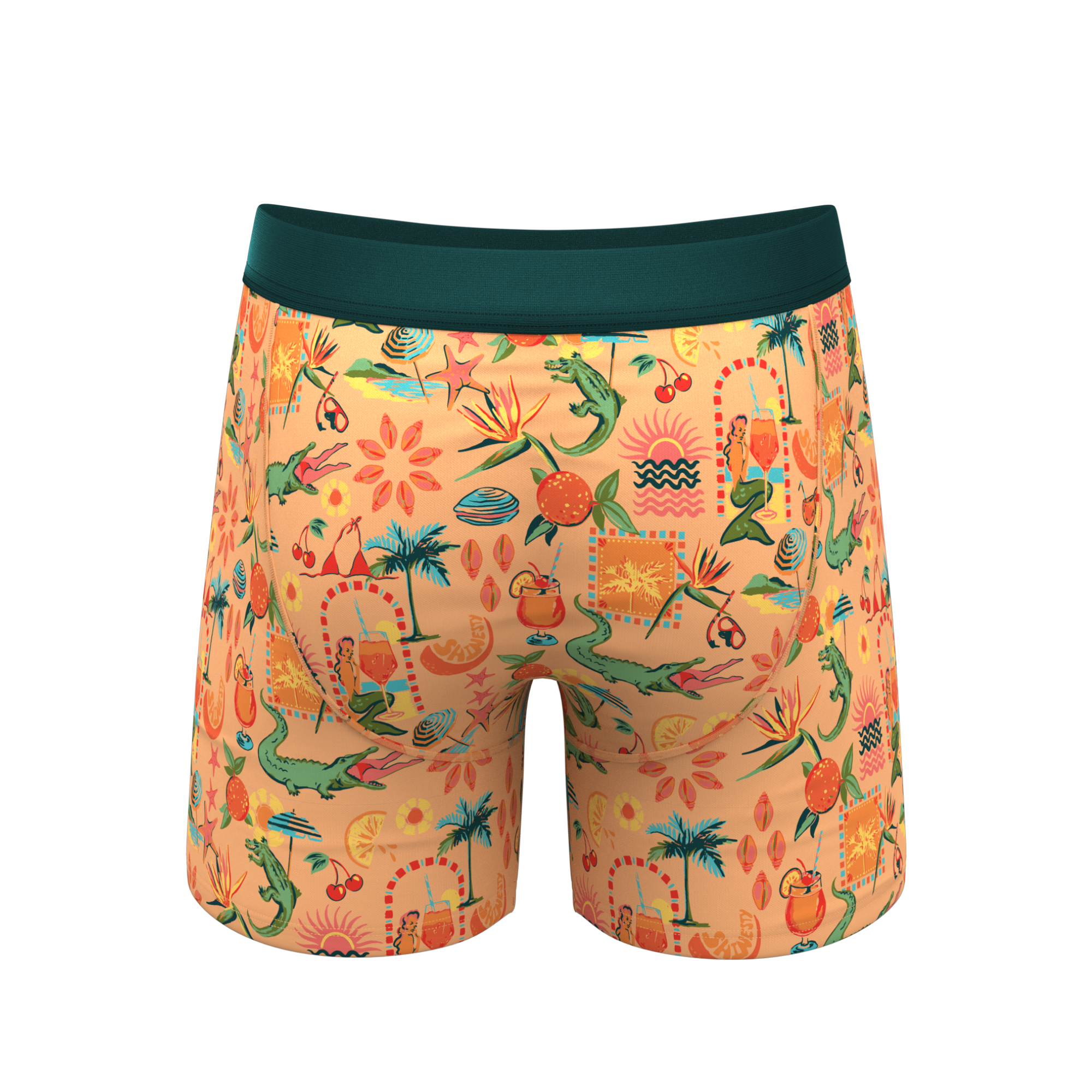 The Sunshine State | Creamsicle Summer Ball Hammock® Pouch Underwear With Fly - Shinesty