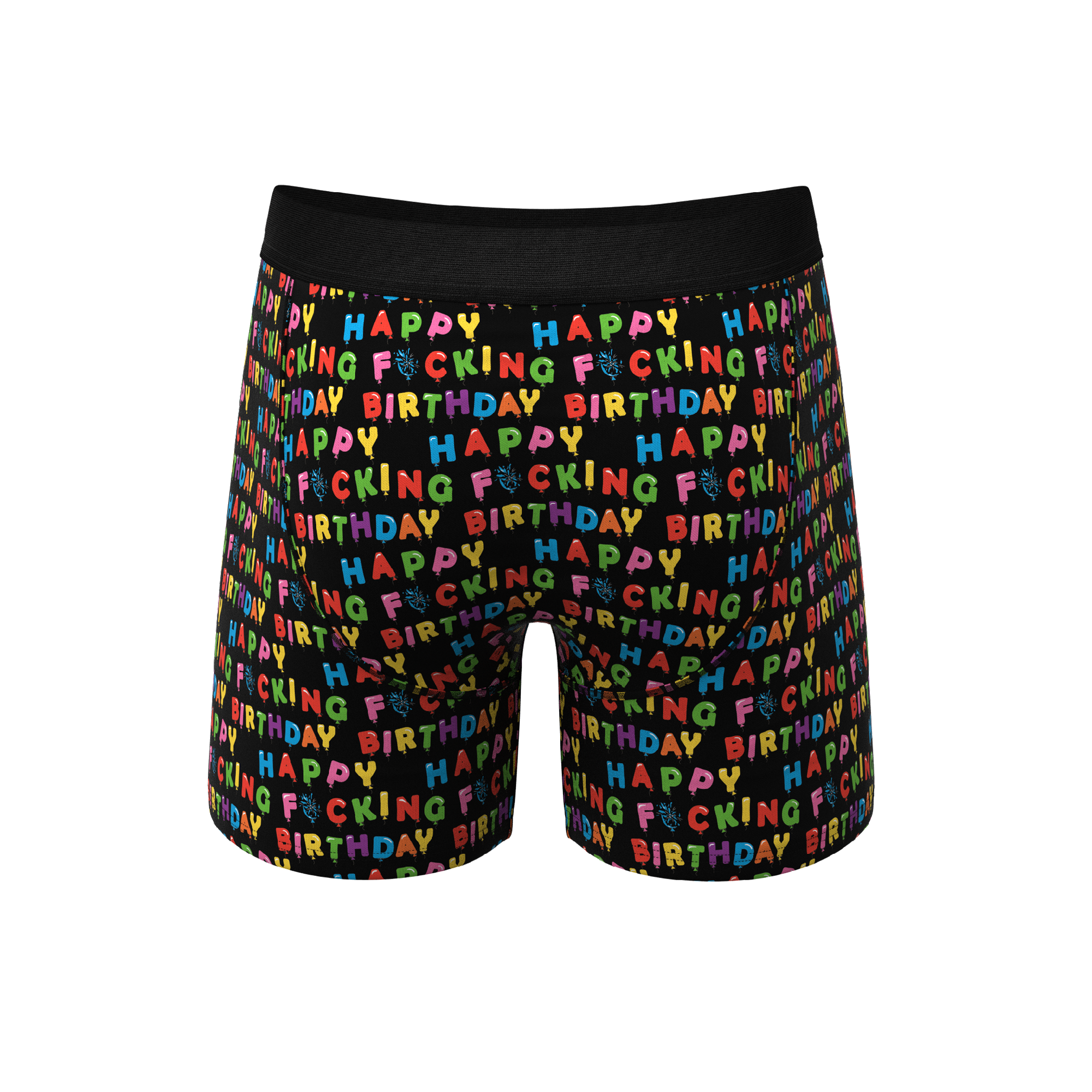 The Surprise Party | Birthday Balloons Ball Hammock® Pouch Underwear With Fly - Shinesty