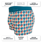 The Swanky | Retro Houndstooth Ball Hammock® Pouch Trunks Underwear - Shinesty