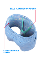 The Swim Lesson | Blue Wave Tropical Ball Hammock® Pouch 8" Swim Trunks - Shinesty