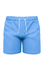 The Swim Lesson | Blue Wave Tropical Ball Hammock® Pouch 8" Swim Trunks - Shinesty