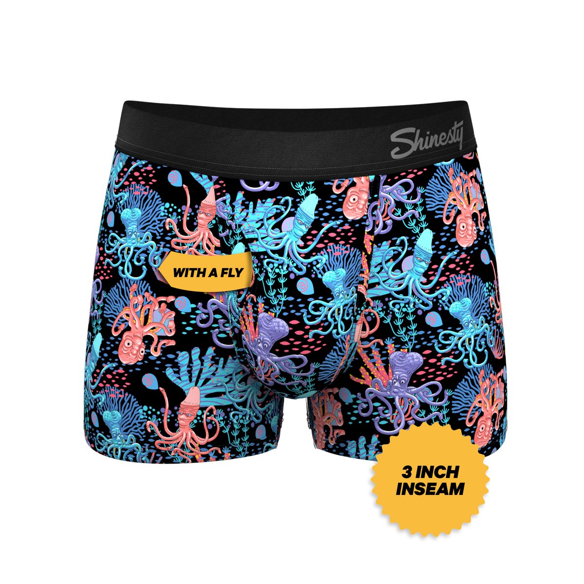 The Swollen Tentacles | Octopus Ball Hammock® Pouch Trunks Underwear - Shinesty