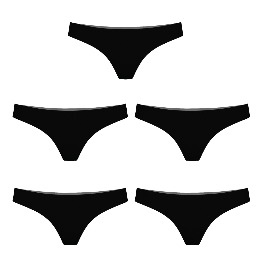 The Threat Level Midnight | Women's Thong Underwear 5 Pack - Shinesty