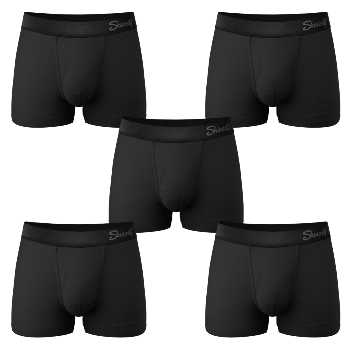 The Threat Level Midnight | Black Ball Hammock® Pouch Trunks Underwear 5 Pack - Shinesty
