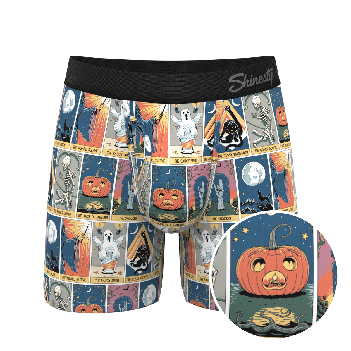 The Taboo | Tarot Cards Ball Hammock® Pouch Underwear With Fly - Shinesty