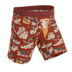 The Tater Toile | Thanksgiving Scene Ball Hammock® Boxer - Long Leg - Shinesty