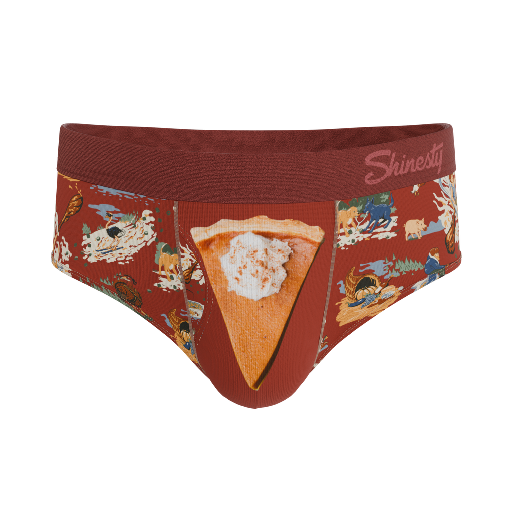 The Tater Toile | Thanksgiving Scene Ball Hammock® Pouch Underwear Briefs - Shinesty