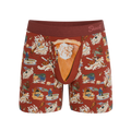 The Tater Toile | Thanksgiving Scene Ball Hammock® Magnum Big Pouch Underwear - Shinesty
