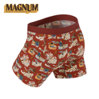 The Tater Toile | Thanksgiving Scene Ball Hammock® Magnum Big Pouch Underwear - Shinesty