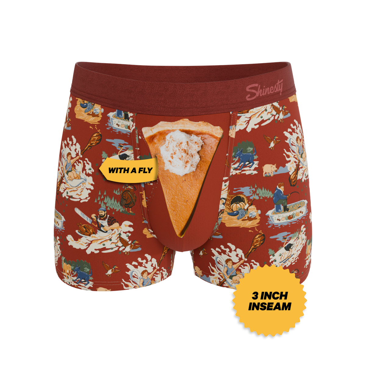 The Tater Toile | Thanksgiving Scene Ball Hammock® Pouch Trunks Underwear - Shinesty