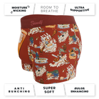 The Tater Toile | Thanksgiving Scene Ball Hammock® Pouch Trunks Underwear - Shinesty