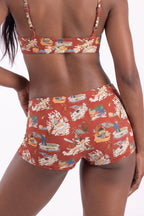 The Tater Toile | Thanksgiving Scene Modal Boyshort Underwear - Shinesty