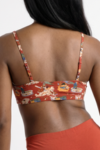 The Tater Toile | Thanksgiving Scene Boob Hammock™ Triangle Bralette - Shinesty