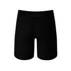 The Ash and Ember | Long Leg Black Ball Hammock® Pouch Underwear With Fly 3 Pack - Shinesty