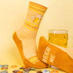 The Barley Pop | Beer Heel Hammock™ Crew Socks - Shinesty