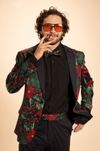 The Centerpiece | Poinsettia Men's Novelty Suit - Shinesty