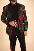 The Centerpiece | Poinsettia Men's Novelty Suit - Shinesty