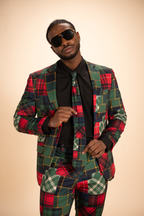 The Clash Of The Tartans | Tartan Patchwork Plaid Men's Printed Party Tie - Shinesty