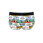 The DMV Catastrophe | License Plates Ball Hammock® Pouch Underwear Briefs - Shinesty