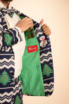 The Eggnog Aficionado | Snowman Fair Isle Men's Novelty Suit - Shinesty