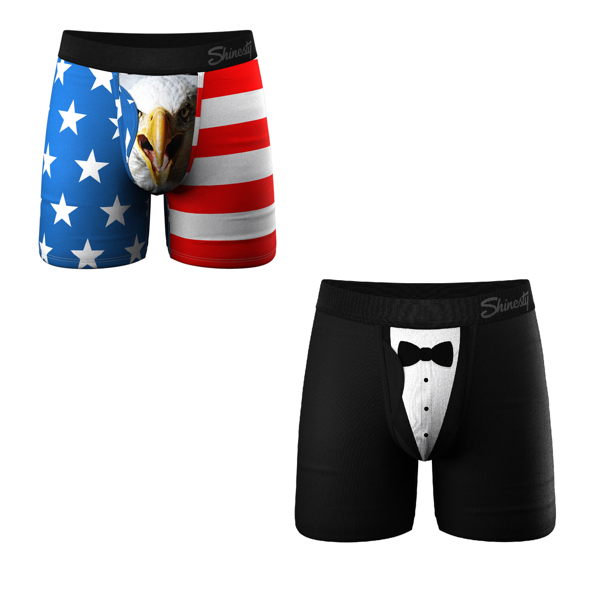 The Gentlemans Choice | Best Sellers Ball Hammock® Pouch Underwear With Fly 4 Pack - Shinesty
