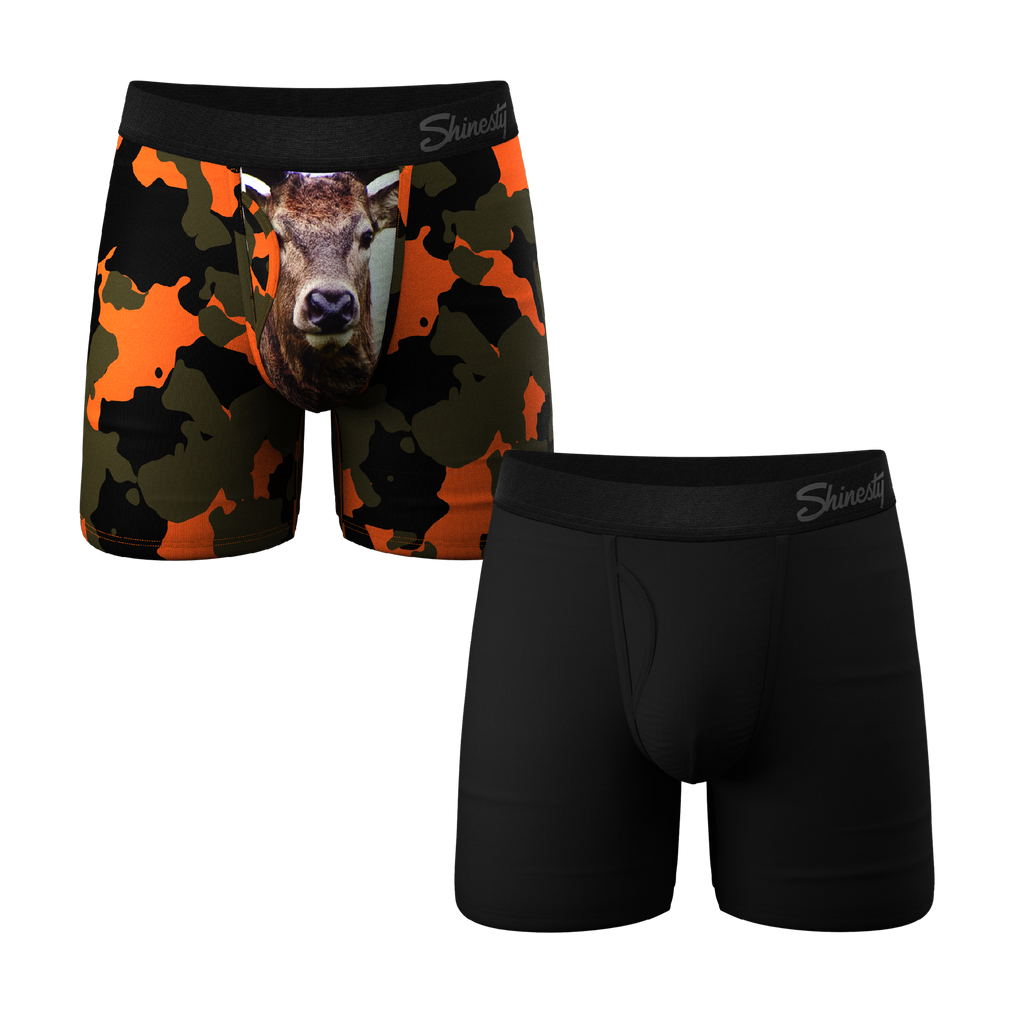 The Name is Buck | Ball Hammock® Pouch Underwear With Fly 2 Pack - Shinesty
