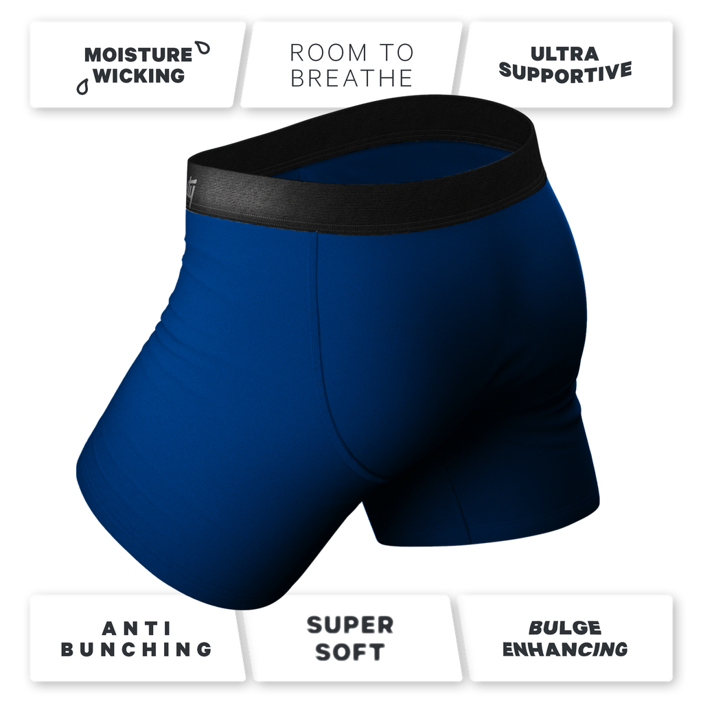 The Navy Nads | Ball Hammock® Pouch Underwear With Fly 3 Pack - Shinesty