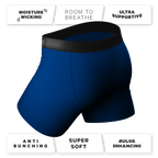 The Navy Nads | Ball Hammock® Pouch Underwear With Fly 3 Pack - Shinesty