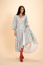 The Peppermint Pimp Canes | Candy Cane Long Sleeve Dress - Shinesty
