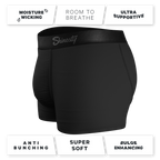 The Threat Level Midnight | Black Ball Hammock® Pouch Trunks Underwear 5 Pack - Shinesty