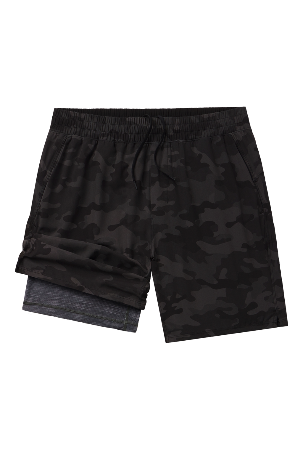 The Blackout | Black Camouflage Ball Hammock® 7 Inch Athletic Shorts