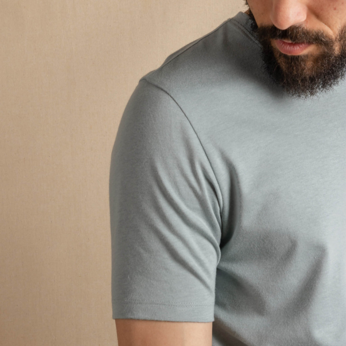 The Morning Haze | Light Slate Blue Everyman™ T Shirt - Shinesty